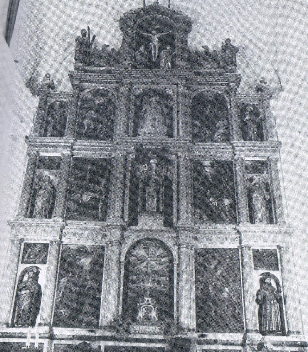 Retablo de Santa Clara con cuadros de Tristán (1623) Retablo de Santa Clara con cuadros de Tristán (1623)