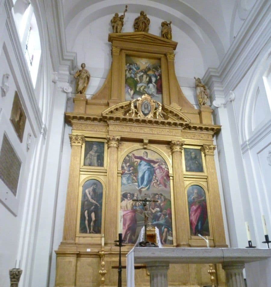 Retablo de Santo Domingo el Antiguo (1577-79) realizado por Monegro sobre trazas del Greco Retablo de Santo Domingo el Antiguo (1577-79) realizado por Monegro sobre trazas del Greco