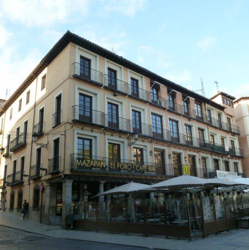 Manzana llamada del Peso Real, trazada por Juan de Herrera en 1590 Manzana llamada del Peso Real, trazada por Juan de Herrera en 1590