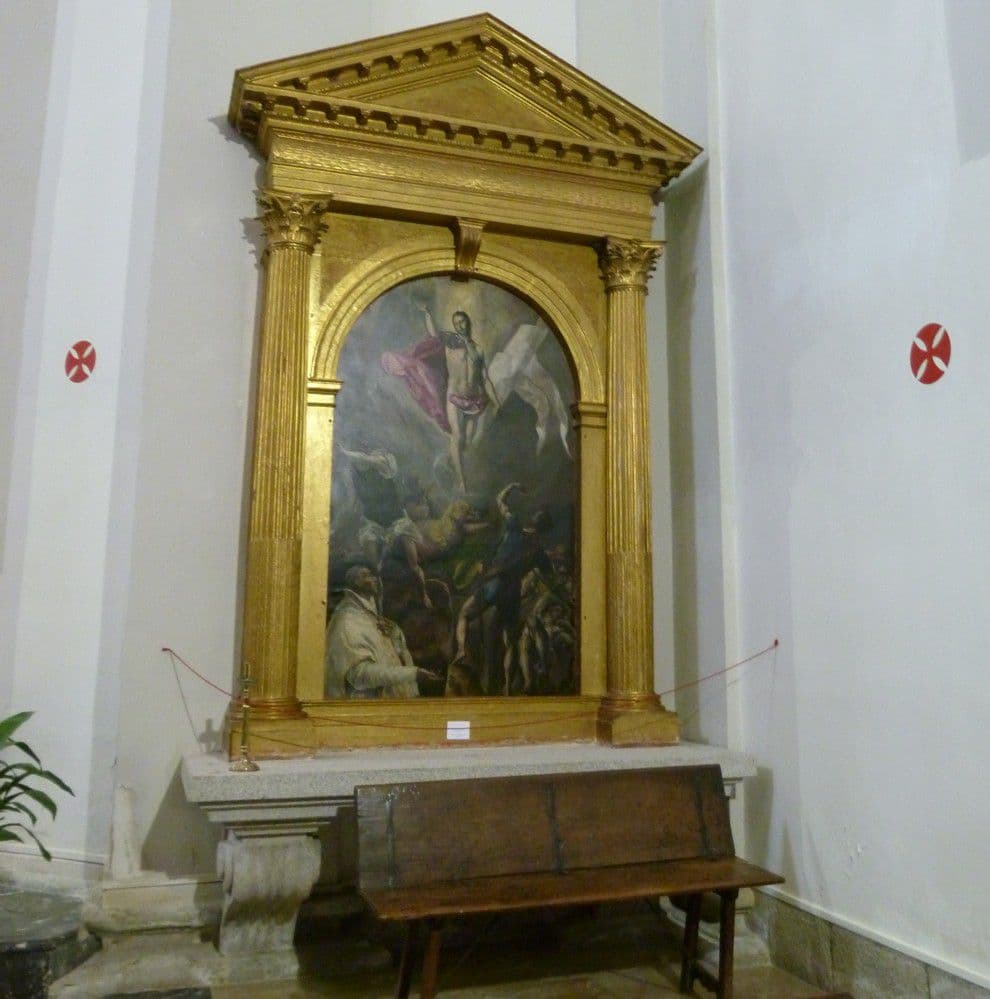 El Greco. Retablo lateral. Resurrección de Cristo (1577-79) El Greco. Retablo lateral. Resurrección de Cristo (1577-79)
