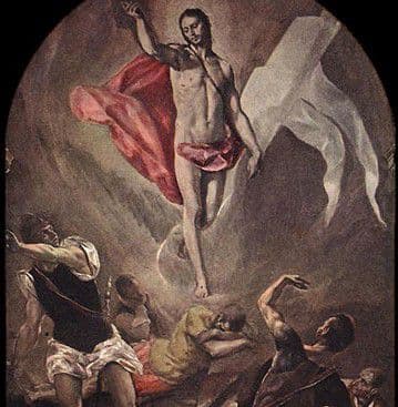 El Greco. Resurrección de Cristo.(fragmento) El Greco. Resurrección de Cristo.(fragmento)