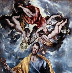 El Greco. San José y el Niño (fragmento superior) El Greco. San José y el Niño (fragmento superior)