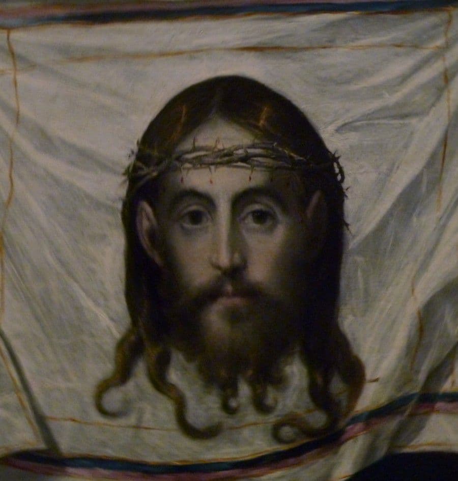 El Greco. La Verónica y la Santa Faz (fragmento) El Greco. La Verónica y la Santa Faz (fragmento)