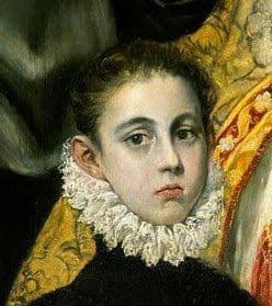 Jorge Manuel con diez años pintado por su padre Jorge Manuel con diez años pintado por su padre